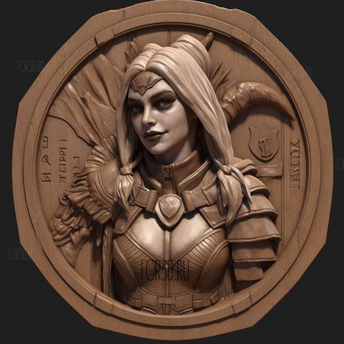 harley quinn 2 stl model for CNC